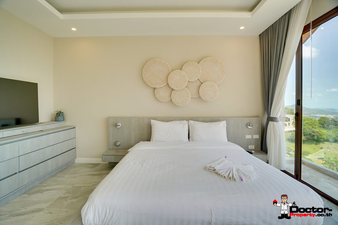 Luxury 3 Bedroom Pool Villa with Sea View in Chaweng Noi, Koh Samui – For Sale